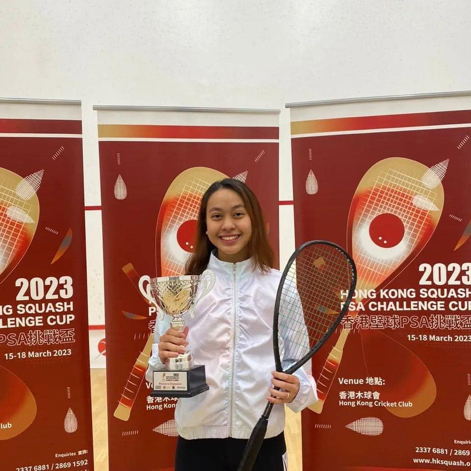 Ainaa Amani won Hong Kong Squash PSA Challenge Cup 2023